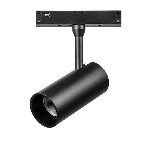209137 Uno Светильник трековый 48V 10W 3000K 28° UGR<13 черный