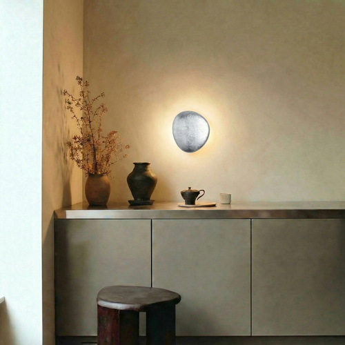 807604 UovoII Светильник настенно-потолочный (Бра) 6W 3000K серебряная фольга