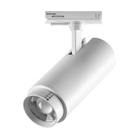 218026 FuocoP+CCTСветильник светодиодный трековый профессиональный с выбором мощности, цветовой температуры и угла освещения д/трековых систем BARRA