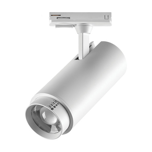 218026 FuocoP+CCT Светильник светодиодный трековый профессиональный с выбором мощности, цветовой температуры и угла освещения д/трековых систем BARRA