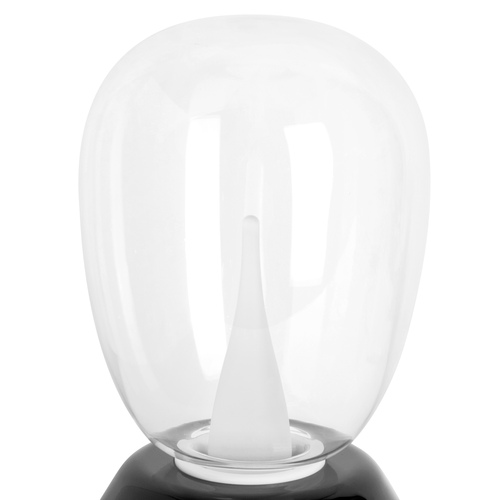 807907 UovoIII Настольная лампа диммируемая 10W 3000K прозрачный/черный