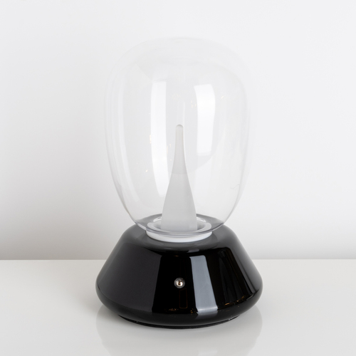 807907 UovoIII Настольная лампа диммируемая 10W 3000K прозрачный/черный