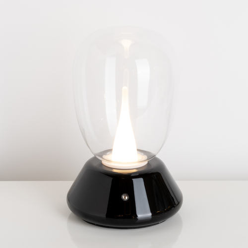 807907 UovoIII Настольная лампа диммируемая 10W 3000K прозрачный/черный