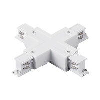 504146-FR QuattroСоединение крестовое с подводом питания к треку 5040xx-(F)/(R)