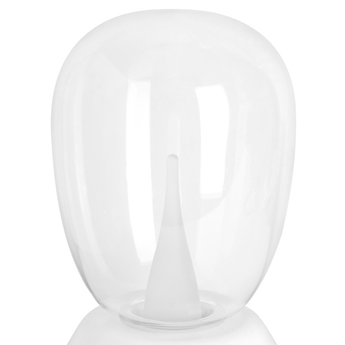 807906 UovoIII Настольная лампа диммируемая 10W 3000K прозрачный/белый