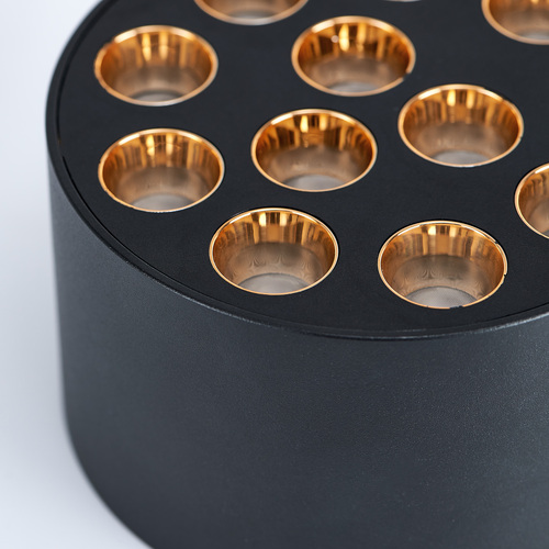 080942 Guarda Светильник потолочный 9W 750LM 4000K, черный/золото