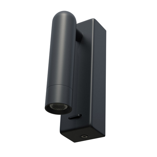 200737 Omega Бра 3W 180LM 3000K, черный