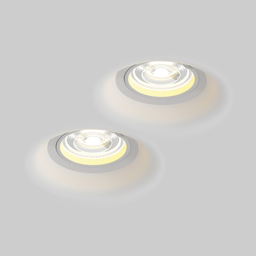 112000 Anello Рамка (светильник) скрытого монтажа лампочек и LED модулей MR16 в натяжной потолок