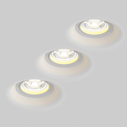 112000 Anello Рамка (светильник) скрытого монтажа лампочек и LED модулей MR16 в натяжной потолок