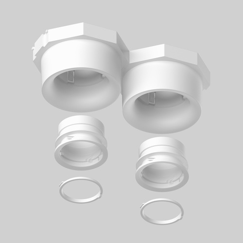 112000 Anello Рамка (светильник) скрытого монтажа лампочек и LED модулей MR16 в натяжной потолок