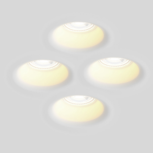 112000 Anello Рамка (светильник) скрытого монтажа лампочек и LED модулей MR16 в натяжной потолок