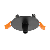 510007 DueHermesЧаша потолочная встраиваемая &Oslash;60 д/подвода питания 510117 на 48В  черная