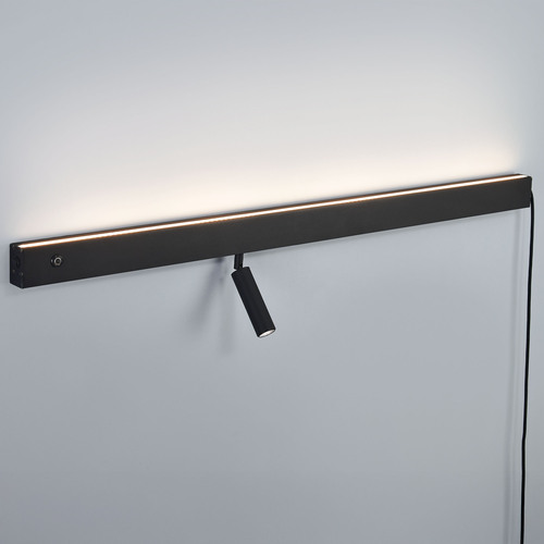 810657 FiumeSpot Светильник настенный 230В (2000мм) бэк-лайт 24В 10Вт+спот-лайт 24В 7Вт