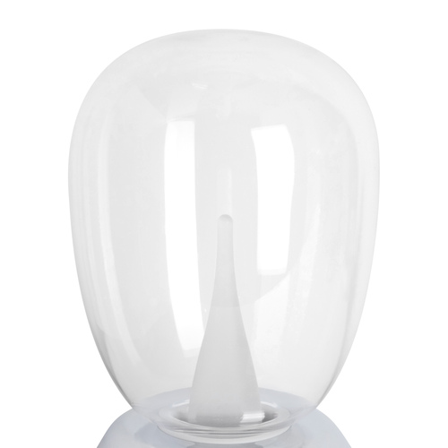 807904 UovoIII Настольная лампа диммируемая 10W 3000K прозрачный/хром