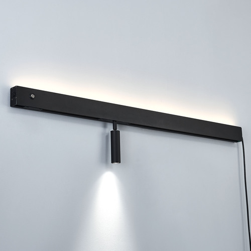 810647 FiumeSpot Светильник настенный 230В (1000мм) бэк-лайт 24В 5Вт+спот-лайт 24В 7Вт