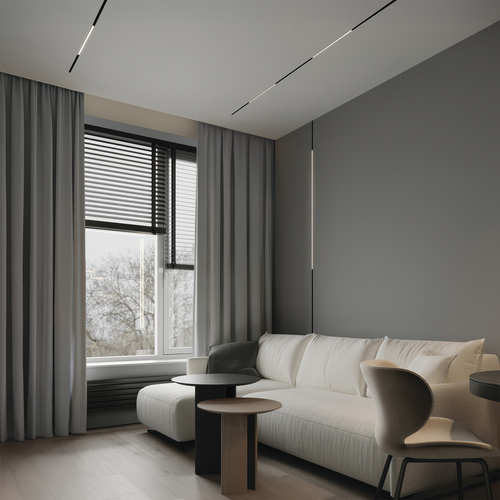 266437 Linea Светильник трековый 24V 24W 3000K 100&deg; черный