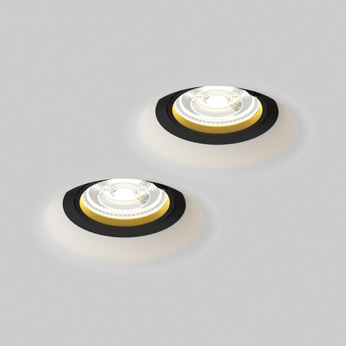 112007 Anello Рамка (светильник) скрытого монтажа лампочек и LED модулей MR16 в натяжной потолок