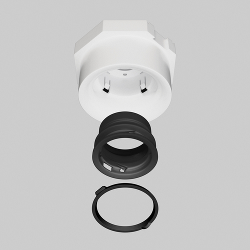 112007 Anello Рамка (светильник) скрытого монтажа лампочек и LED модулей MR16 в натяжной потолок