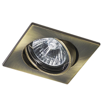 011941 Lega16Светильник точечный встраиваемый декоративный под заменяемые галогенные или LED лампы