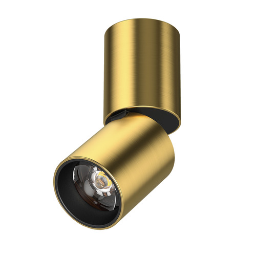 227003 VoltaCCT Светильник светодиодный настенно-потолочный 5W 250Lm 38G 3000/4000/6000K, золото